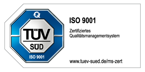 TÜV SÜD Siegel ISO 9001